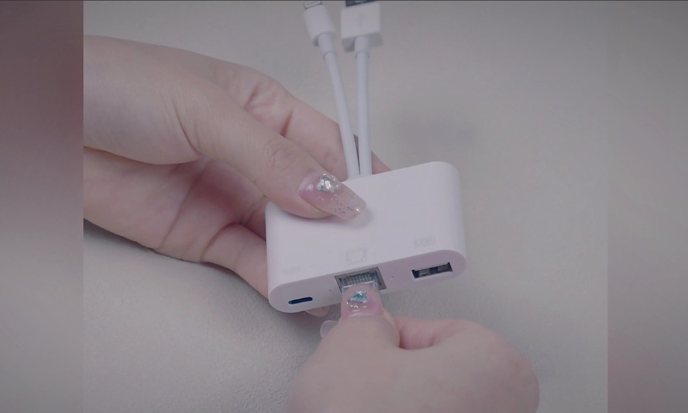 Adaptateur de foudre à Ethernet