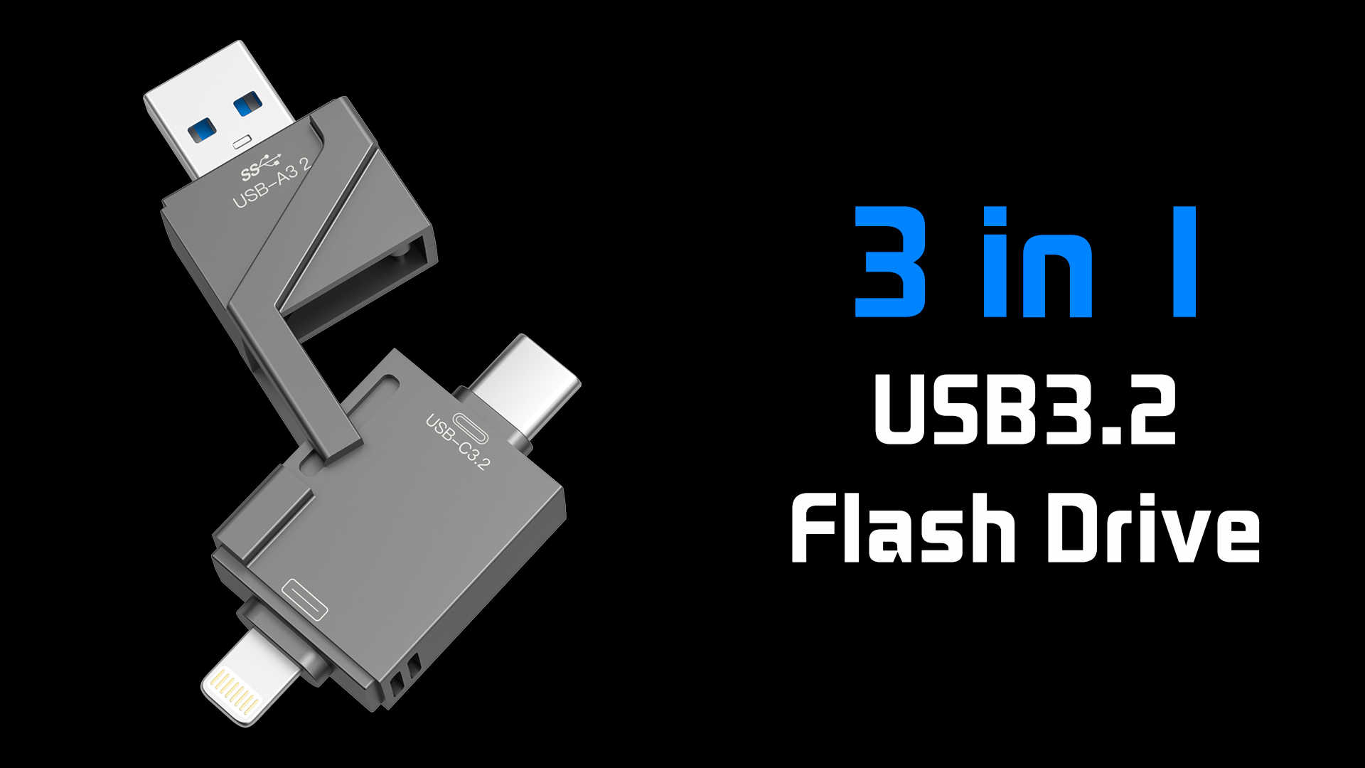 Lecteur flash USB en rotation